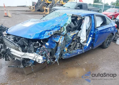 2022 Honda Civic Sport z USA, uszkodzony, nr VIN 2HGFE2F58NH586557